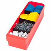 Quantum Dividers DIV701/606 for Euro Drawer 8"W, Black, Price Per Pack of 4 - Pkg Qty 2