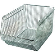 Quantum Chrome Wire Mesh Bin QMB560C 11"W x 18-1/2"D x 10-1/4"H - Pkg Qty 5