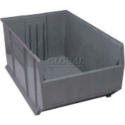 Quantum Plastic Rack Bin QRB246 23-7/8"W x 41-7/8"D x 17-1/2"H Gray