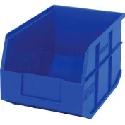 Global Industrial™ Plastic Nesting Storage Shelf Bin 6-5/8W x 17-7/8D x  4H Blue - Pkg Qty 12