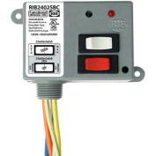 RIB&#174; Enclosed Power Relay RIB2401SBC, 20A, SPDT, 24VAC/DC/120VAC, Override