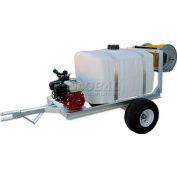 100 Gallon 2-Wheel Trailer Sprayer, 5Hp / 4101C Pump, 150' of 3/8" Hose, Manual Reel