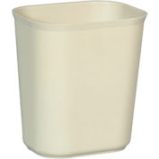 RUBBERMAID 2543-BLK Rectangular Wastebasket 7 G Pack of 3 Black 