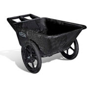 Rubbermaid® Big Wheel® 5642 Black Utility Agriculture, Nursery & Farm Cart