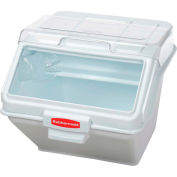 Rubbermaid® FG9G5800WHT, ProSave Shelf Ingredient Bin, Polyproplene, 12.63 Gal., White