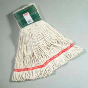Web Foot® Large Wet Mop Cotton/Synthetic Mop Head W/ 5" Headband, White 6/Pack - RCPA153WHI