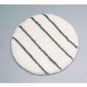Rubbermaid® 19" Low Profile Scrub Strip Carpet Bonnet, White/Green - RCPP269