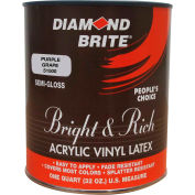 Diamond Brite Bright & Rich Latex Paint, Purple Grape 32 Oz. Pail - 51500-4