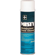 Misty® Disinfectant Foam Cleaner, 19 oz. Aerosol Spray, 12 Cans/Case - 1001907