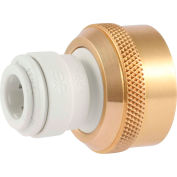 John Guest Brass Female Connector (Garden Hose) 3/8'' x 3/4'' - 11.5 NH - Pack of 10