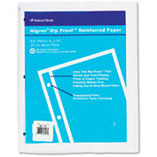 Heavyweight 20-Lb. Reinforced Bond Filler Paper, 11x8-1/2, Unruled, 100 Shts/Pk