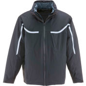 RefrigiWear® 3-in-1 Insulated Jacket, Black, 20° Comfort Rating, 5XL, 0431RBLK5XL