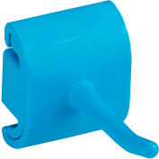 Vikan Hygienic Wall Bracket, Single Hook Module, Blue, Polypropylene/Polyamide