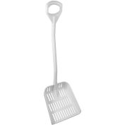Vikan® 56045 Ergonomic Shovel- Large Sieve, White