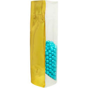 Sealer Sales FUB8Z15-NZ 8 oz. Stand Up Zip Pouches 5.4 mil, Clear/Gold Foil, 1000/Case