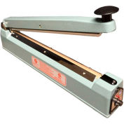 Sealer Sales KF Series 16" Hand Impulse Sealer w/ Sliding Cutter, 5mm Seal Width