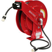 Reelcraft L 70100 123 3A, 12 AWG / 3 Conductor x 100 ft, 20 AMP, Single Outlet (5-20R) with Cord