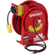 Reelcraft L 4035 163 3 16 AWG / 3 Cond x 35ft, 15 AMP, Single Outlet, with Cord