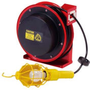 Reelcraft L 4050 A 163 5 16 AWG / 3 Cond x 50ft, 13 AMP, Incandescent Light, with Cord, 275 lbs