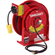 Reelcraft L 4545 123 3 12 AWG / 3 Cond x 45ft, 15 AMP, Single Outlet, with Cord, 27 lbs