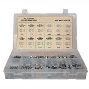 All Steel Prevailing Torque Lock Nuts, USS & SAE, Grade C, 12 Items, 160 Pieces