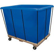 Royal Basket-Poly Liner and Frame, 6 Bu, Blue, All Swivel - R06-BLX-PFA-4UNN