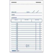 Rediform® Sales Book, 2-Part, Carbonized Back, 3-3/8" x 5", White/Canary, 50 Sets/Book