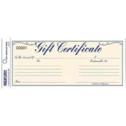Rediform® Gift Certificates with Envelopes, 2-Part, Carbonless, Blue, 8-1/2" x 3-5/8", 25/Pack