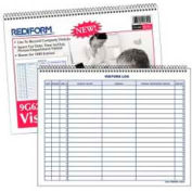 Rediform® Visitors Log Book, 1000 Entries, 11" x 8-1/2", White, 50 Pages/Book