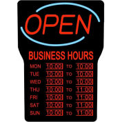 Royal Sovereign LED Open Sign W/Hours