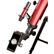 Carson Red Planet Series, Refractor Telescope w/Smartphone Digiscoping Adapter, 50-111 x 90mm, Red