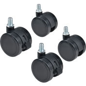 Replacement Pop-In Mobile Board Casters for Global Industrial™ Mobile Boards, 4/Set
