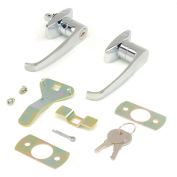 Global Industrial Replacement Lock Set W/Keys for Cabinet Model 603355, 603357, 237614, 237615