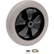 Global Industrial™ Replacement 8" Rear Wheel for Janitor Cart (Models 603574, 603590)