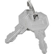 Replacement Keys For Outer Door of Global Industrial™ Narcotics Cabinet 436953, 2pcs Key# 159