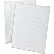 Ampad® 20lb Quad Pad w/8 Squares/inch 22005, 8-1/2" x 11", White, 50 Sheets, 1/Pack