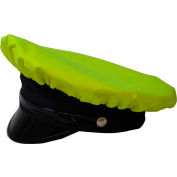 Petra Roc Hi-Visibility Reversible Rain Cap, 300D Oxford/PU Coating, Lime/Black, One Size