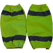 Petra Roc Leg Gaiter, ANSI Class E, 300D Oxford/PU Coating, Lime, One Size, 1 Pair