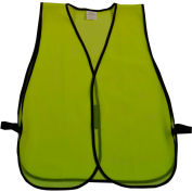 Petra Roc Non-ANSI All Purpose Safety Vest, Polyester Mesh, Lime, One Size