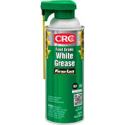 CRC Food Grade White Grease, 10 Wt Oz, Aerosol, Aluminum Complex, White - Pkg Qty 12