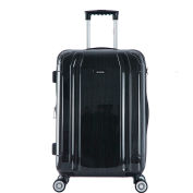 InUSA SouthWorld Lightweight Hardside Luggage Spinner 23" - Dark Gray Brush