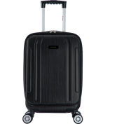 InUSA SouthWorld Lightweight Hardside Luggage Spinner 19" Carry-On - Dark Gray Brush