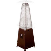 Hiland Patio Heater HLDS032-GTTHG Propane 10000 BTU Tabletop Glass Tube Bronze