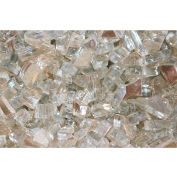 Hiland Fire Glass RFGLASS-CRYS 1/4" to 1/2" Dia. Reflective Crystal 10 Lbs