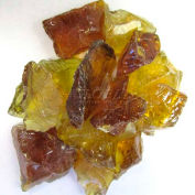 Hiland Fire Glass RGLASS-CN 1/2" to 1" Dia. Recycled Chestnut 10 Lbs