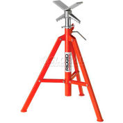 RIDGID® 56657 Vj-98 V Head Low Pipe Stand, 12 In Max. Pipe Capacity, 20 In -38 In