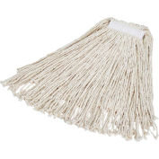 Rubbermaid® #24 Value Pro Cotton Economy Wet Mop W/ 1" Headband- FGV11800WH00 - Pkg Qty 12