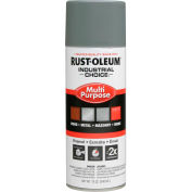 Rust-Oleum Industrial 1600 System General Purpose Enamel Aerosol, Smoke Gray, 12 oz. - 168830 - Pkg Qty 6