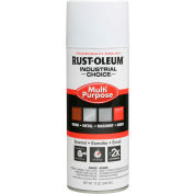 Rust-Oleum Industrial 1600 System General Purpose Enamel Aerosol, Flat White, 12 oz. - 1690830 - Pkg Qty 6