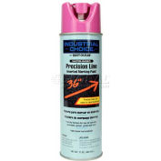 Rust-Oleum M1800 Water-Based Precision-Line Inverted Marking Paint Aerosol, Safety Purple - Pkg Qty 12